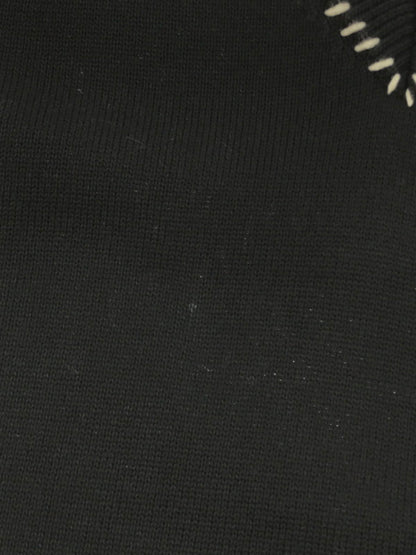 【中古品】【メンズ】 ALLEGE アレッジ COTTON KNIT VEST AL21S-KN01 コットンニットベスト トップス 140-250121-yk-12-tag サイズ：2 カラー：ブラック 万代Net店