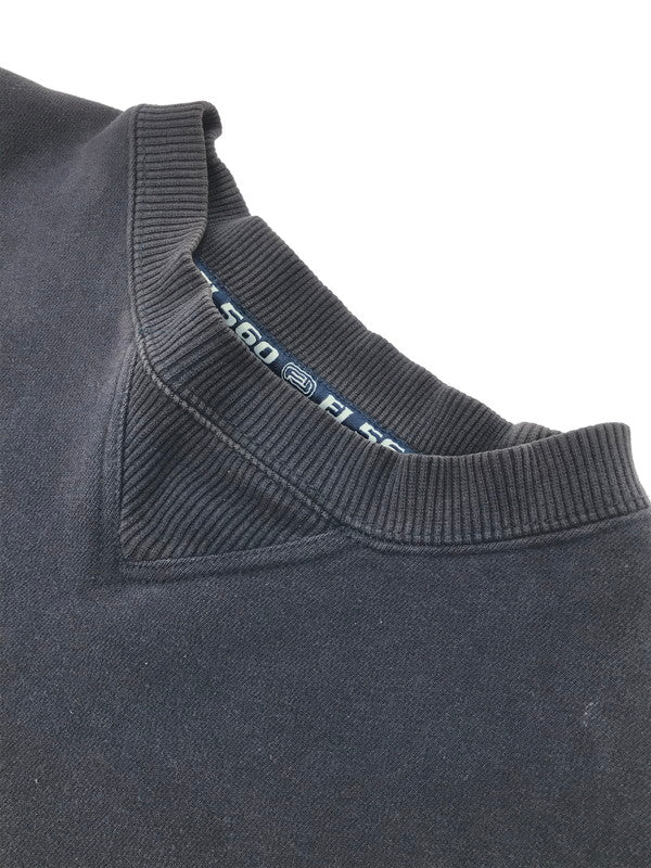 【中古品】【メンズ】 FATJOE 560 ファットジョー560 刺繡 スウェットシャツ トップス トレーナー 142-250121-yk-06-tag サイズ：XL カラー：ネイビー 万代Net店