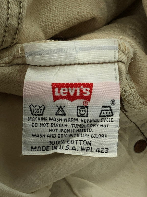 【中古品】【メンズ】 Levi's リーバイス STRAIGHT DENIM PANTS 501-0612 USA製 ストレートデニムパンツ ボトムス 157-250123-mo-18-tag サイズ：w30L32 カラー：ベージュ 万代Net店