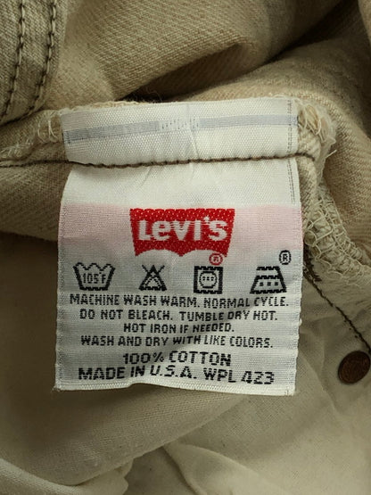 【中古品】【メンズ】 Levi's リーバイス STRAIGHT DENIM PANTS 501-0612 USA製 ストレートデニムパンツ ボトムス 157-250123-mo-18-tag サイズ：w30L32 カラー：ベージュ 万代Net店