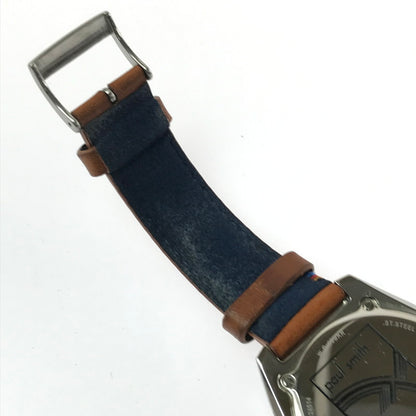 【中古品】【メンズ】 PAUL SMITH ポールスミス 50TH ANNIVERSARY ARCHIVES 0510-S124514 50周年 アニバーサリー アーカイブ クロノ グラフ デイトクォーツ 時計 197-260621-rt-28-tagh カラー：シルバー 万代Net店