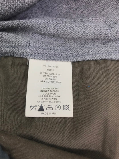 【中古品】【メンズ】 PHIGVEL フィグベル WOOL PANTS PMQ-PT06 ウールパンツ 編み上げ ボトムス 151-250130-hi-11-tag サイズ：2 カラー：グレー 万代Net店