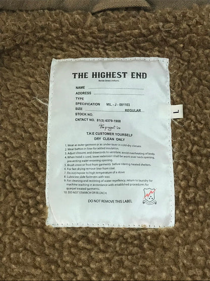 【中古品】【メンズ】 THE HIGHEST END ザ ハイエストエンド DECK JACKET デッキジャケット 裏地ボア アウター 145-250129-hi-05-tag サイズ：L 万代Net店