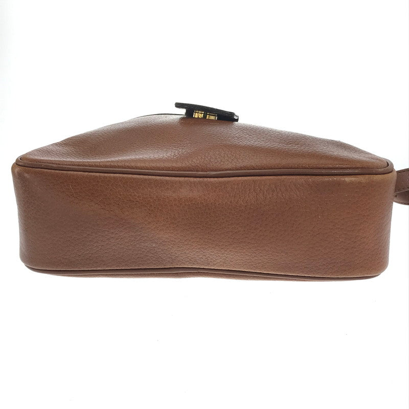 【中古品】【レディース】 Burberrys バーバリーズ LEATHER SHOULDER BAG レザーショルダーバッグ カバン 180-250130-hi-24-tag カラー：ブラウン 万代Net店