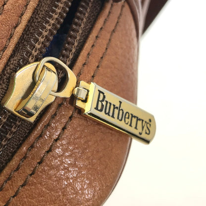 【中古品】【レディース】 Burberrys バーバリーズ LEATHER SHOULDER BAG レザーショルダーバッグ カバン 180-250130-hi-24-tag カラー：ブラウン 万代Net店