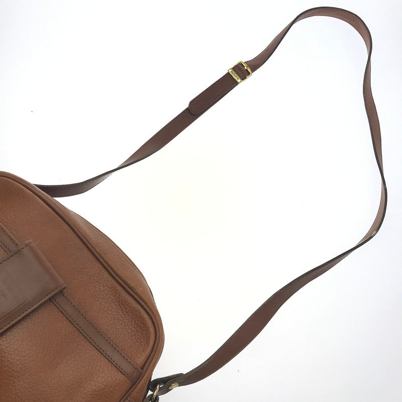 【中古品】【レディース】 Burberrys バーバリーズ LEATHER SHOULDER BAG レザーショルダーバッグ カバン 180-250130-hi-24-tag カラー：ブラウン 万代Net店