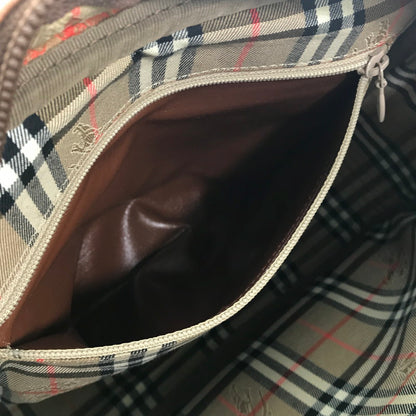 【中古品】【レディース】 Burberrys バーバリーズ LEATHER SHOULDER BAG レザーショルダーバッグ カバン 180-250130-hi-24-tag カラー：ブラウン 万代Net店