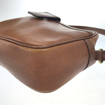 【中古品】【レディース】 Burberrys バーバリーズ LEATHER SHOULDER BAG レザーショルダーバッグ カバン 180-250130-hi-24-tag カラー：ブラウン 万代Net店