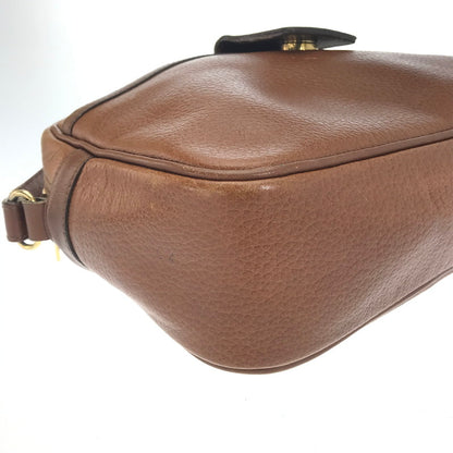 【中古品】【レディース】 Burberrys バーバリーズ LEATHER SHOULDER BAG レザーショルダーバッグ カバン 180-250130-hi-24-tag カラー：ブラウン 万代Net店