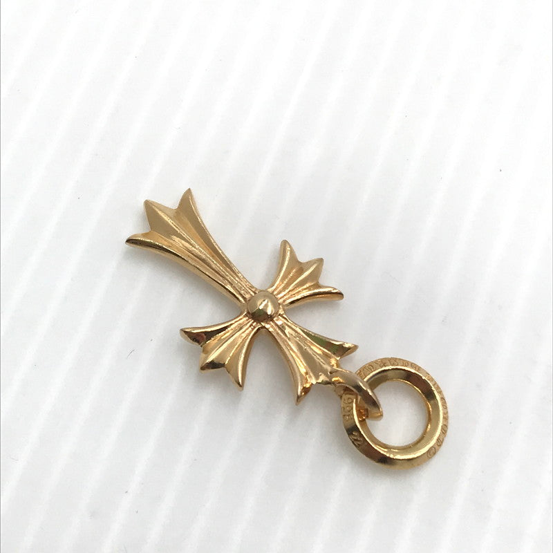 【中古美品】【メンズ】 CHROME HEARTS クロムハーツ 22K TINY CH CROSS タイニー CH クロス ペンダントトップ アクセサリー 190-250127-na-01-tag カラー：ゴールド 万代Net店