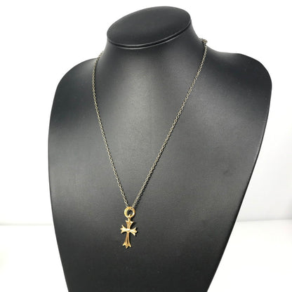 【中古美品】【メンズ】 CHROME HEARTS クロムハーツ 22K TINY CH CROSS タイニー CH クロス ペンダントトップ アクセサリー 190-250127-na-01-tag カラー：ゴールド 万代Net店