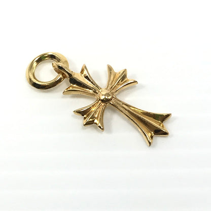 【中古美品】【メンズ】 CHROME HEARTS クロムハーツ 22K TINY CH CROSS タイニー CH クロス ペンダントトップ アクセサリー 190-250127-na-01-tag カラー：ゴールド 万代Net店