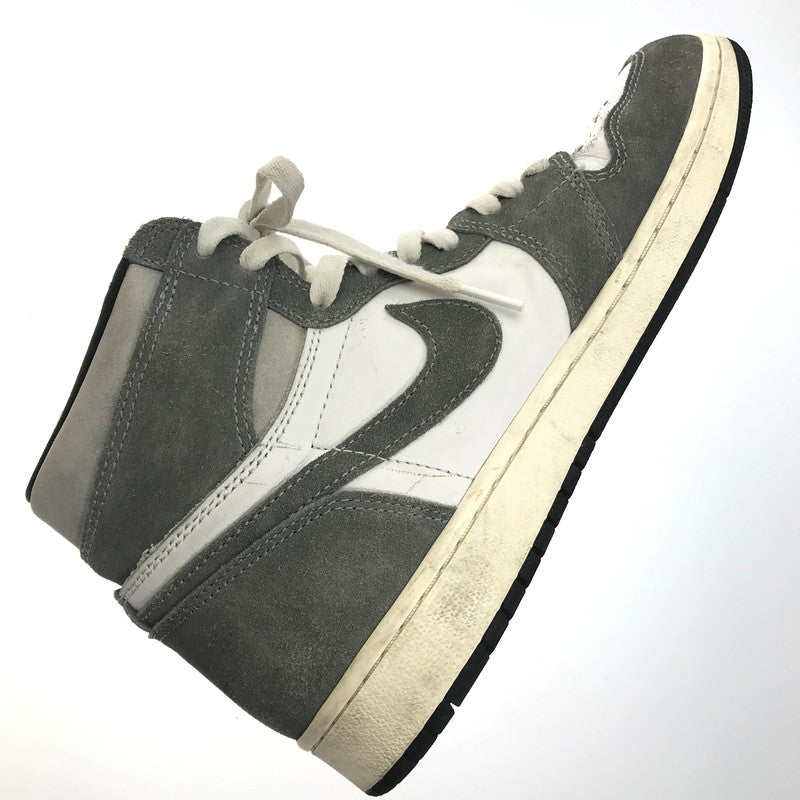 【現状渡し品】【メンズ】 NIKE ナイキ AIR JORDAN 1 RETRO HIGH OG DZ5485-051 エア ジョーダン 1 レトロ ハイ オリジナル スニーカー 靴 160-250130-hi-05-tag サイズ：26.5cm US 8.5 カラー：BLACK/FIRE RED-LIGHT SMOKE GREY 万代Net店