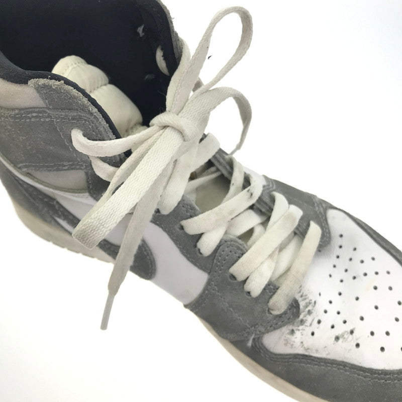 【現状渡し品】【メンズ】 NIKE ナイキ AIR JORDAN 1 RETRO HIGH OG DZ5485-051 エア ジョーダン 1 レトロ ハイ オリジナル スニーカー 靴 160-250130-hi-05-tag サイズ：26.5cm US 8.5 カラー：BLACK/FIRE RED-LIGHT SMOKE GREY 万代Net店