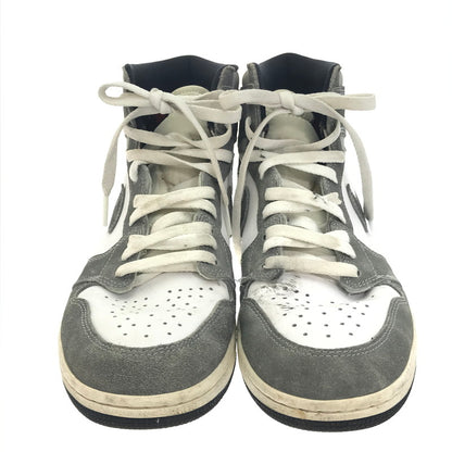 【現状渡し品】【メンズ】 NIKE ナイキ AIR JORDAN 1 RETRO HIGH OG DZ5485-051 エア ジョーダン 1 レトロ ハイ オリジナル スニーカー 靴 160-250130-hi-05-tag サイズ：26.5cm US 8.5 カラー：BLACK/FIRE RED-LIGHT SMOKE GREY 万代Net店