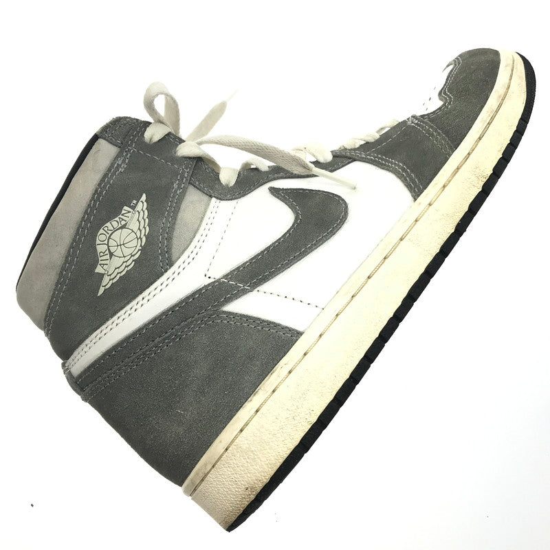 【現状渡し品】【メンズ】 NIKE ナイキ AIR JORDAN 1 RETRO HIGH OG DZ5485-051 エア ジョーダン 1 レトロ ハイ オリジナル スニーカー 靴 160-250130-hi-05-tag サイズ：26.5cm US 8.5 カラー：BLACK/FIRE RED-LIGHT SMOKE GREY 万代Net店