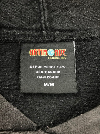 【中古品】【メンズ】 ARTIMONDE LED ZEPPELIN レッドツェッペリン 00's PRINT PUKKOVER PARKA プリント プルオーバーパーカー 146-250209-hi-11-tag サイズ：M カラー：ブラック 万代Net店