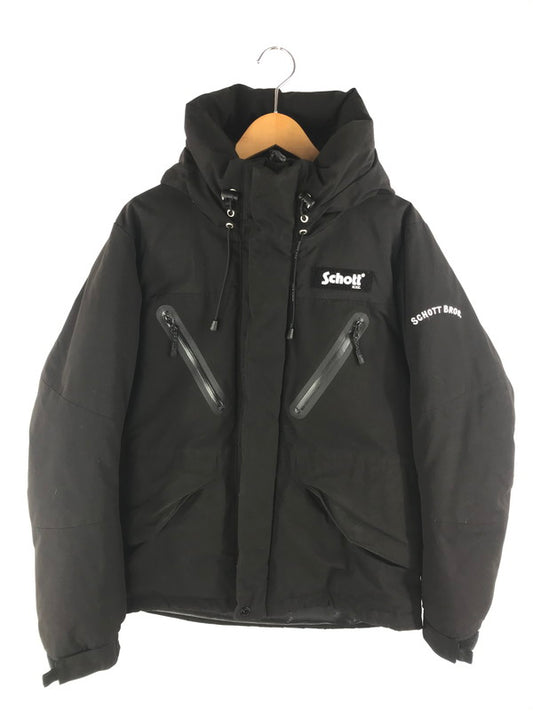 【中古品】【メンズ】 schott ショット DOWN JACKET 3192054  ダウンジャケット アウター 145-250206-ki-02-tag サイズ：S カラー：ブラック 万代Net店