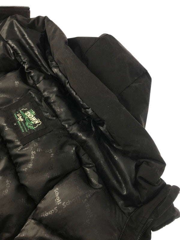 【中古品】【メンズ】 schott ショット DOWN JACKET 3192054  ダウンジャケット アウター 145-250206-ki-02-tag サイズ：S カラー：ブラック 万代Net店