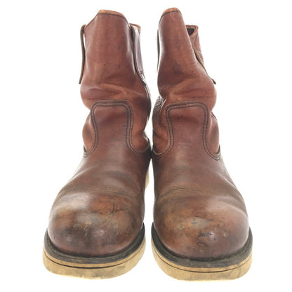 【現状渡し品】【メンズ】 RED WING レッドウィング PECOS BOOTS ANSI Z41 PT91 696 ペコスブーツ PTタグ ワークブーツ 靴 164-250130-hi-22-tag サイズ：85D カラー：ブラウン 万代Net店