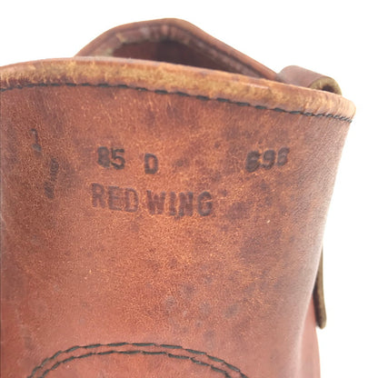 【現状渡し品】【メンズ】 RED WING レッドウィング PECOS BOOTS ANSI Z41 PT91 696 ペコスブーツ PTタグ ワークブーツ 靴 164-250130-hi-22-tag サイズ：85D カラー：ブラウン 万代Net店