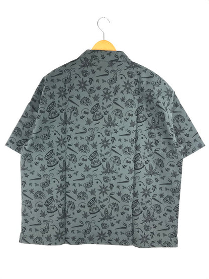 【中古美品】【メンズ】 HAIGHT ヘイト × YARZ ヤーズ コラボ OPEN COLLAR SHIRT HTYZ-244001 オープンカラーシャツ ペイズリー 総柄 半袖シャツ 142-250202-hi-13-tag サイズ：XXL カラー：チャコール 万代Net店