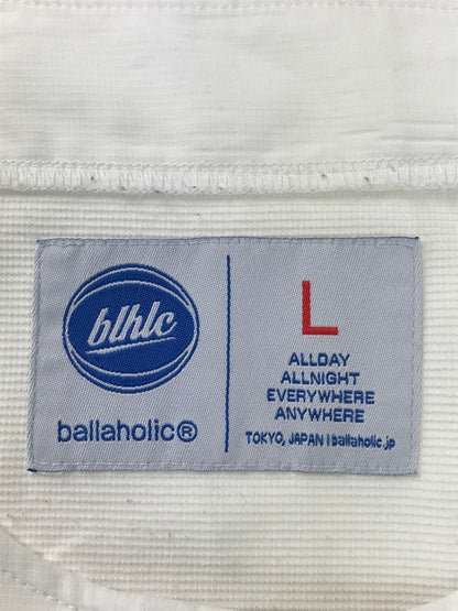 【中古品】【メンズ】 ballaholic ボーラホリック PULLOVER TEE プルオーバーTシャツ 半袖Tシャツ 142-250327-hi-13-tag サイズ：L カラー：ホワイト 万代Net店
