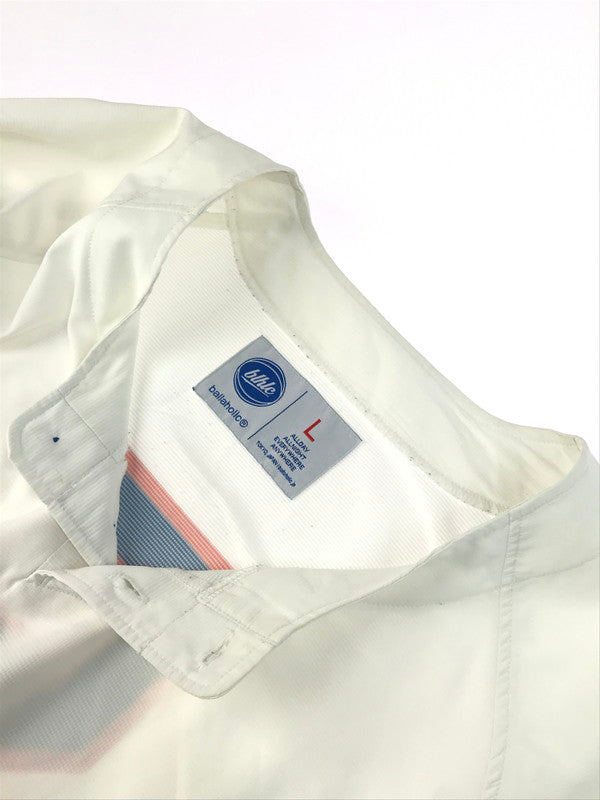 【中古品】【メンズ】 ballaholic ボーラホリック PULLOVER TEE プルオーバーTシャツ 半袖Tシャツ 142-250327-hi-13-tag サイズ：L カラー：ホワイト 万代Net店