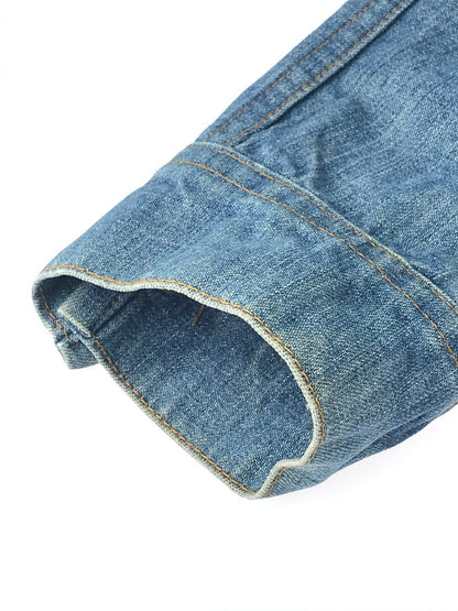 【中古品】【メンズ】 Lee リー 70’S DENIM JACKET USA製 70年代 デニムジャケット アウター 145-250131-mo-16-tag サイズ：20 カラー：ブルー 万代Net店