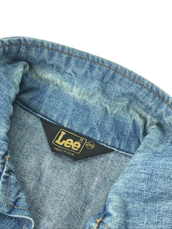 【中古品】【メンズ】 Lee リー 70’S DENIM JACKET USA製 70年代 デニムジャケット アウター 145-250131-mo-16-tag サイズ：20 カラー：ブルー 万代Net店