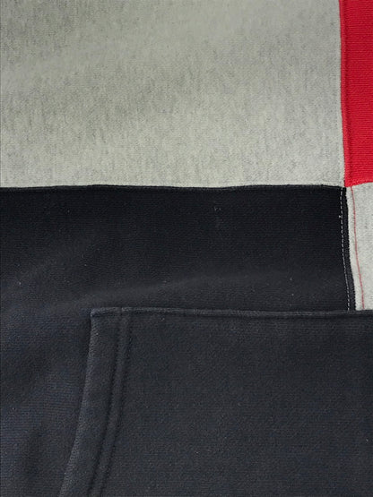 【中古品】【メンズ】 Champion チャンピオン 青単タグ復刻 REVERSE WEAVE SWEAT 切り替え カンガルーポケット リバースウィーブ スウェット トップス スウェット トレーナー 146-250128-ki-06-tag サイズ：XL カラー：マルチ 万代Net店