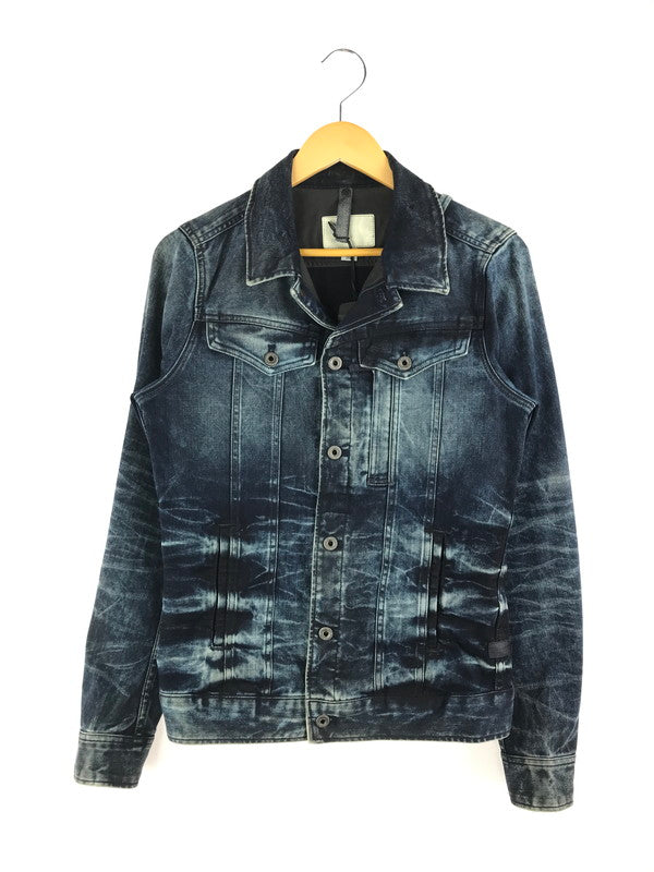 【中古品】【メンズ】  G-STAR RAW ジースターロゥ 3301 3D SLIM JKT 3301 3ディー スリムジャケット アウター デニムジャケット 141-250128-yk-26-tag サイズ：XS カラー：ブルー 万代Net店