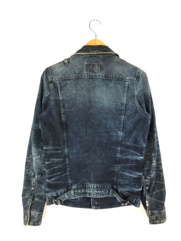 【中古品】【メンズ】  G-STAR RAW ジースターロゥ 3301 3D SLIM JKT 3301 3ディー スリムジャケット アウター デニムジャケット 141-250128-yk-26-tag サイズ：XS カラー：ブルー 万代Net店