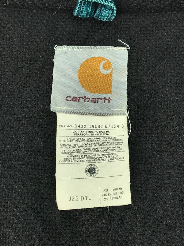 【中古品】【メンズ】 Carhartt カーハート ACTIVE JACKET J25 DTL アクティブジャケット ダックジャケット アウター 146-250129-hi-07-tag サイズ：XXL カラー：ダークティール 万代Net店