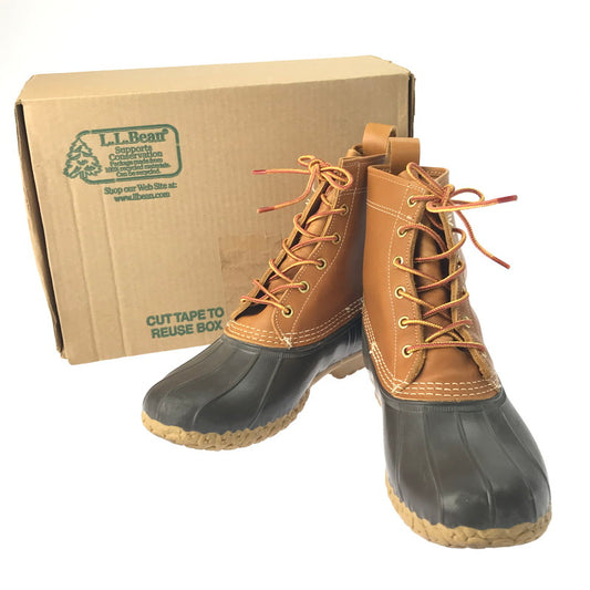 【中古品】【レディース】 L.L.Bean エルエルビーン 8 INCH BOOTS 8インチ ブーツ USA製 レースアップブーツ 靴 164-250201-yk-02-tag サイズ：7W カラー：TAN/BROWN 万代Net店