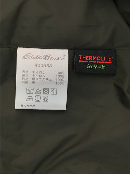 【中古品】【メンズ】 Eddie Bauer エディー・バウアー HOODED JACKET 400563 キルティングライナー付 フーデッドジャケット アウター 144-250129-hi-14-tag カラー：カーキ 万代Net店