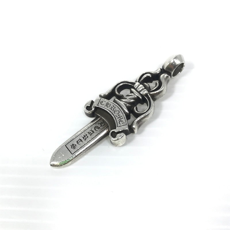 【中古品】【メンズ】 CHROME HEARTS クロムハーツ LARGE DAGGER PENDANT ラージ ダガー ペンダント トップ アクセサリー 190-250127-na-02-tag カラー：シルバー 万代Net店