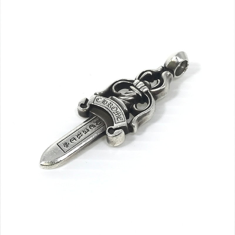 【中古品】【メンズ】 CHROME HEARTS クロムハーツ LARGE DAGGER PENDANT ラージ ダガー ペンダント トップ アクセサリー 190-250127-na-02-tag カラー：シルバー 万代Net店