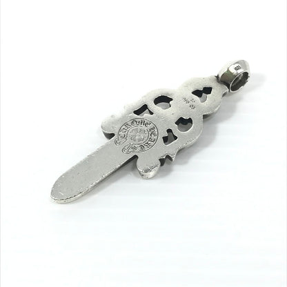 【中古品】【メンズ】 CHROME HEARTS クロムハーツ LARGE DAGGER PENDANT ラージ ダガー ペンダント トップ アクセサリー 190-250127-na-02-tag カラー：シルバー 万代Net店