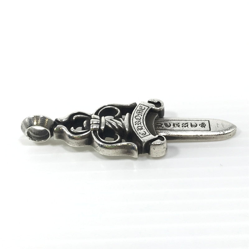 【中古品】【メンズ】 CHROME HEARTS クロムハーツ LARGE DAGGER PENDANT ラージ ダガー ペンダント トップ アクセサリー 190-250127-na-02-tag カラー：シルバー 万代Net店