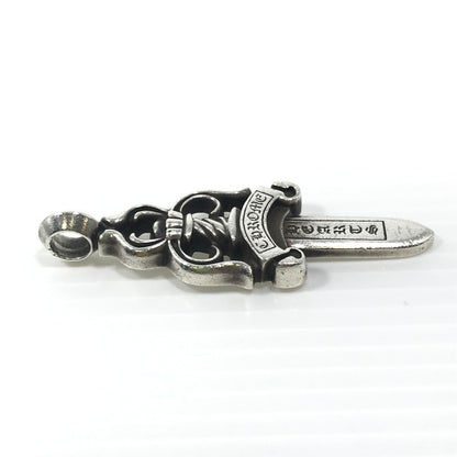 【中古品】【メンズ】 CHROME HEARTS クロムハーツ LARGE DAGGER PENDANT ラージ ダガー ペンダント トップ アクセサリー 190-250127-na-02-tag カラー：シルバー 万代Net店