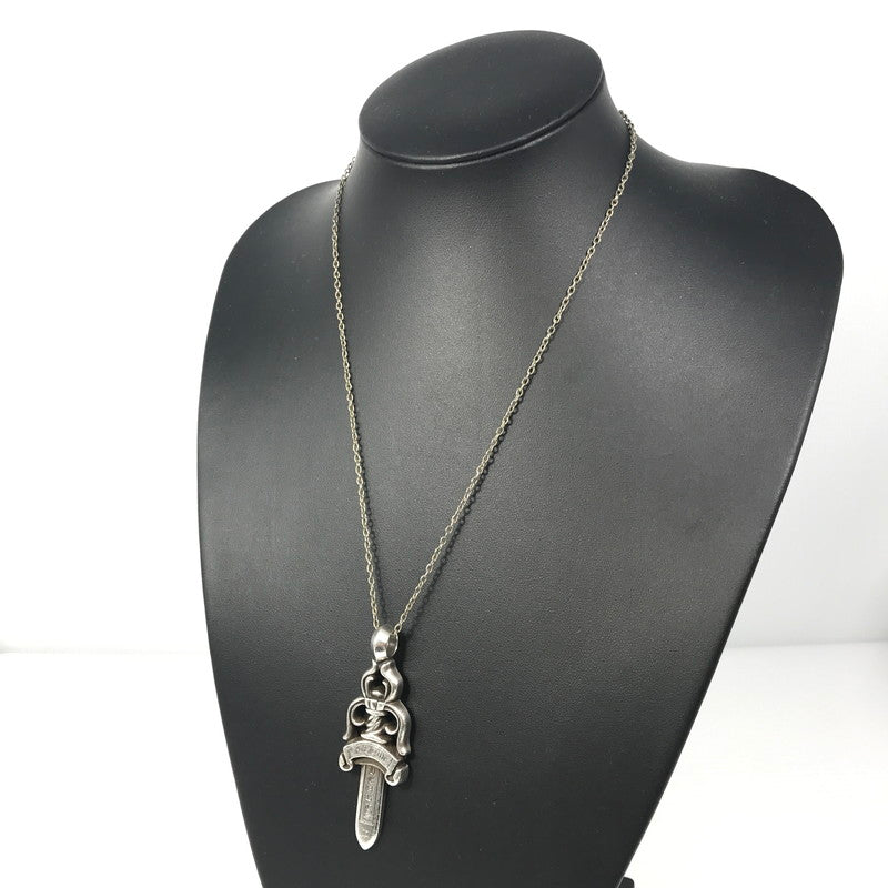 【中古品】【メンズ】 CHROME HEARTS クロムハーツ LARGE DAGGER PENDANT ラージ ダガー ペンダント トップ アクセサリー 190-250127-na-02-tag カラー：シルバー 万代Net店