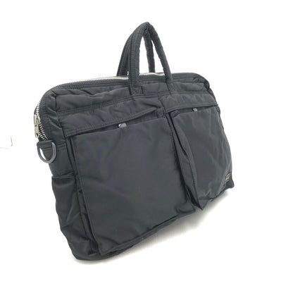 【中古品】【メンズ】 PORTER ポーター 吉田カバン TANKER 2WAY BRIEFCASE タンカー 2ウェイ ブリーフケース カバン 188-250131-yk-05-tag カラー：ブラック 万代Net店