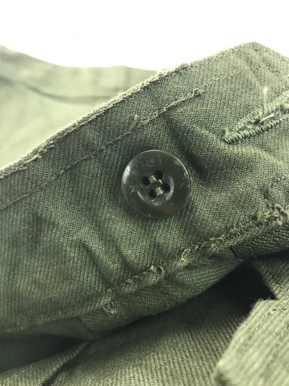 【中古品】【メンズ】 FRENCH ARMY フランス軍 70's 72M MECHANIC WORK PANTS 70年代 メカニックワークパンツ AILEE ZIP ミリタリーパンツ ヴィンテージ 157-250130-hi-19-tag サイズ：29/82 カラー：オリーブ 万代Net店