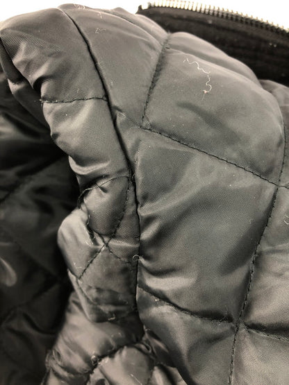 【現状渡し品】【メンズ】 TOPGUN トップガン VARSITY JACKET ワッペン付き 切り替え バーシティジャケット スタジャン アウター 145-250201-hi-08-tag サイズ：L カラー：ブラック 万代Net店