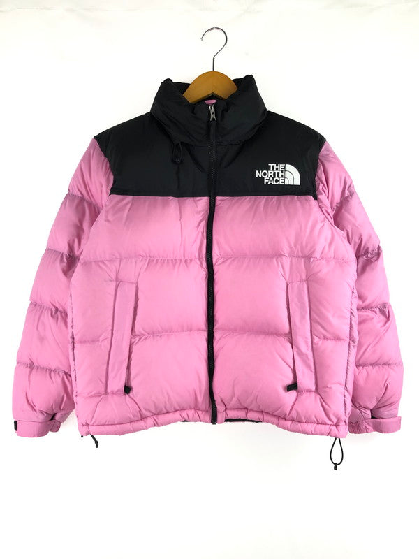 【中古品】【レディース】 THE NORTH FACE ザ・ノースフェイス SHORT NUPTSE JACKET NDW92335 ショートヌプシジャケット ダウンジャケット アウター 169-250201-hi-04-tag サイズ：L カラー：ブラック/ピンク 万代Net店