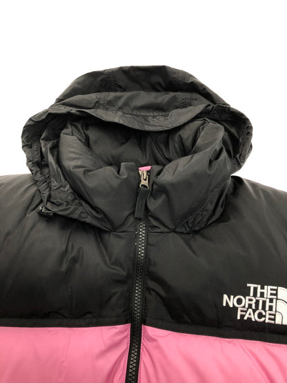 【中古品】【レディース】 THE NORTH FACE ザ・ノースフェイス SHORT NUPTSE JACKET NDW92335 ショートヌプシジャケット ダウンジャケット アウター 169-250201-hi-04-tag サイズ：L カラー：ブラック/ピンク 万代Net店