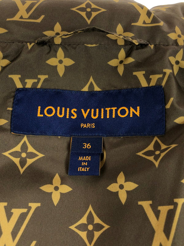 【中古品】【メンズ】 LOUIS VUITTON ルイ・ヴィトン MONOGRAM ACCENT PILLOW PUFFER JACKET FMOW17E54 モノグラムアクセントピロウ パファージャケット アウター 179-250927-rt-20-tag サイズ：不明 カラー：ホワイト 万代Net店