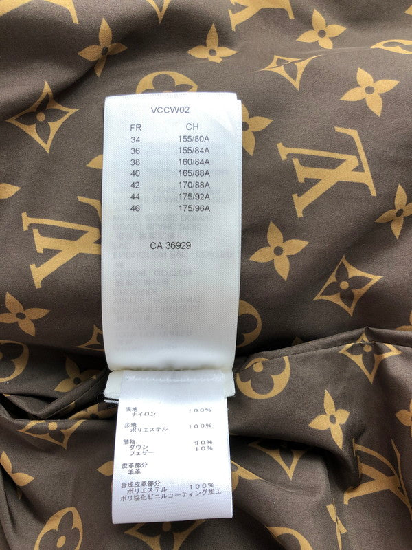 【中古品】【メンズ】 LOUIS VUITTON ルイ・ヴィトン MONOGRAM ACCENT PILLOW PUFFER JACKET FMOW17E54 モノグラムアクセントピロウ パファージャケット アウター 179-250927-rt-20-tag サイズ：不明 カラー：ホワイト 万代Net店