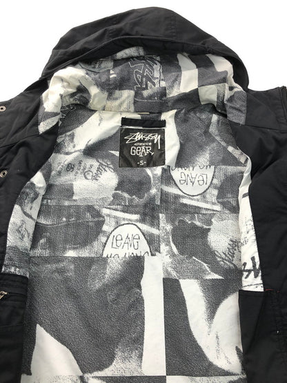 【中古品】【メンズ】 STUSSY ステューシー AUTHENTIC GEAR オーセンティックギア 00's MOUNTAIN PARKA マウンテンパーカー ナイロンジャケット ライトアウター 142-250201-hi-07-tag サイズ：S カラー：ブラック 万代Net店